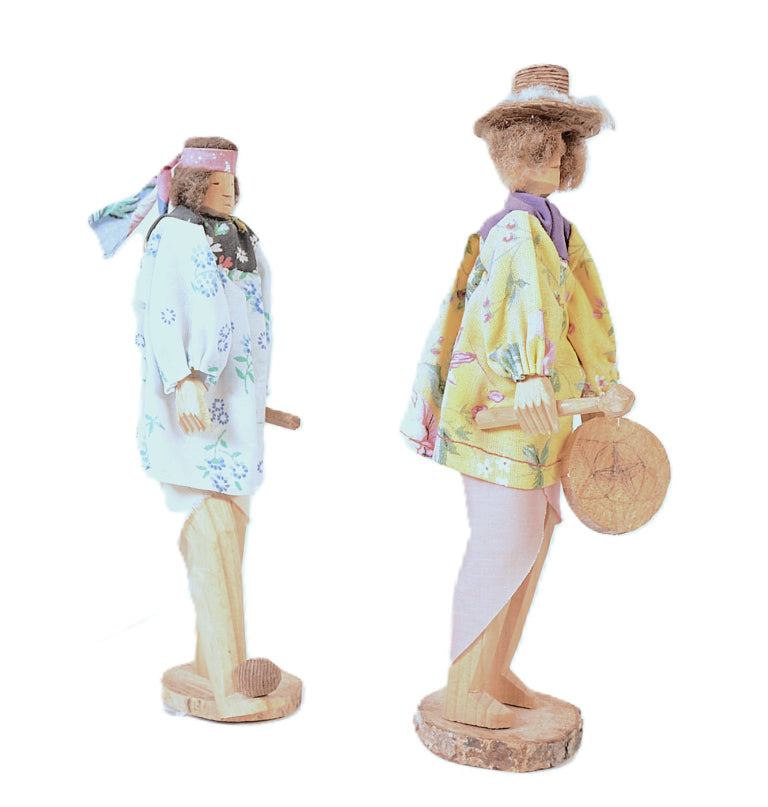 Native Mexican Dolls Pair of 2