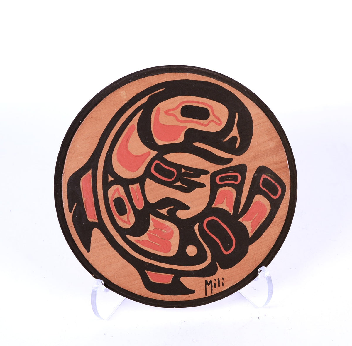 North West Coast Circle Wall Board By Mili