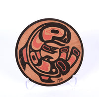 North West Coast Circle Wall Board By Mili