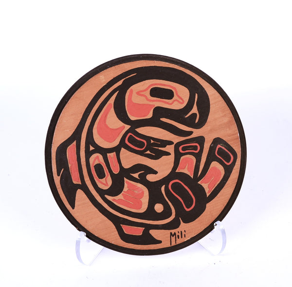 North West Coast Circle Wall Board By Mili