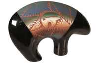 Navajo Bear Pottery Fetish By Ella Morgan