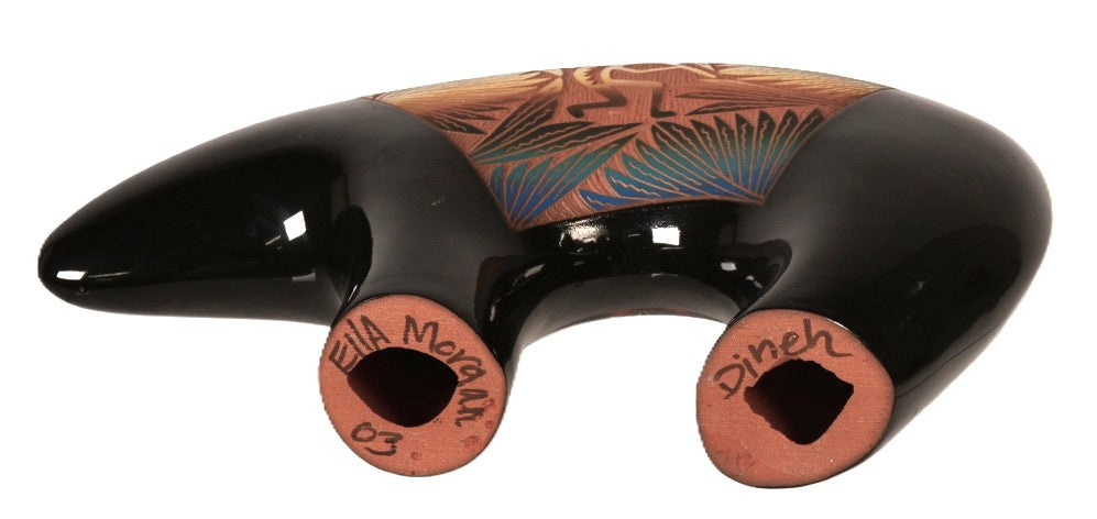 Navajo Bear Pottery Fetish By Ella Morgan