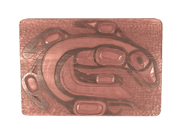 Coast Salish Orca Wallboard By Daniel McKining