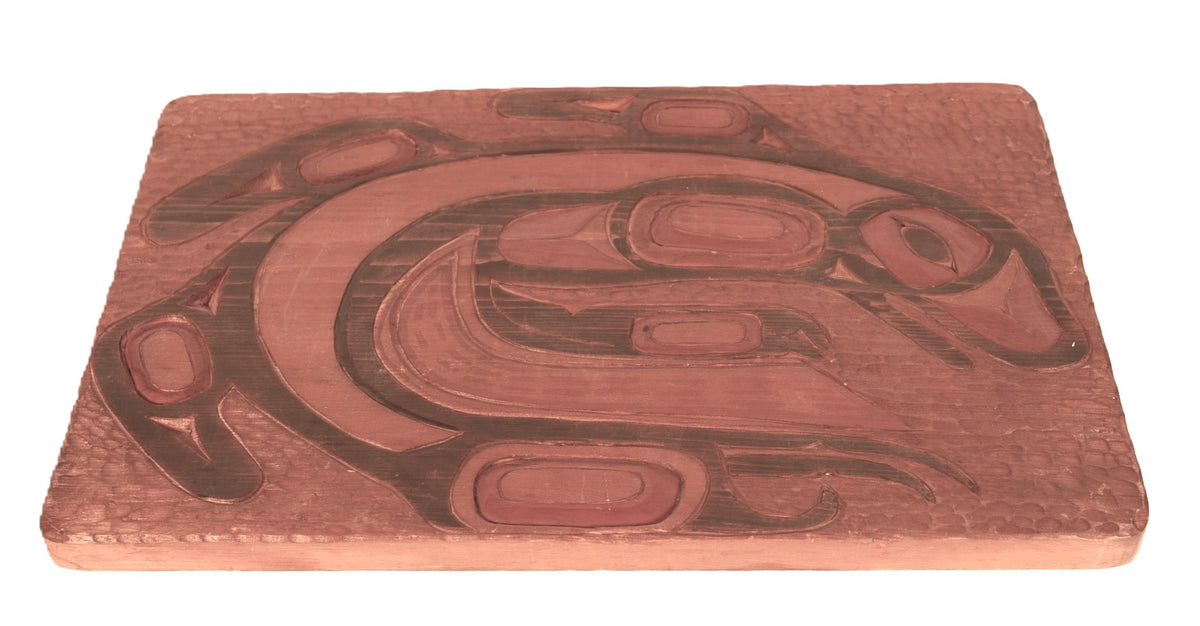 Coast Salish Orca Wallboard By Daniel McKining