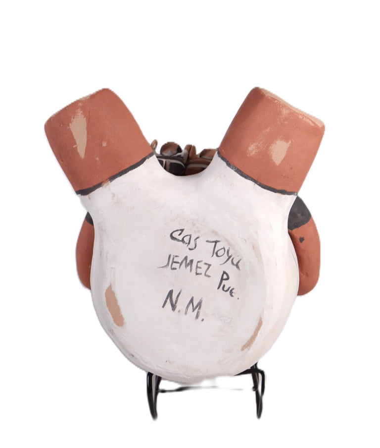 Jemez Pueblo Pottery Storyteller Doll By Cas Toya