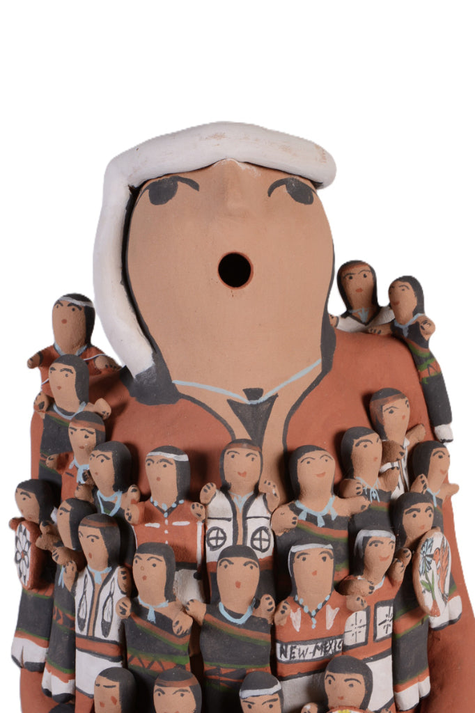 Jemez Pueblo Pottery Storyteller Doll By Cas Toya