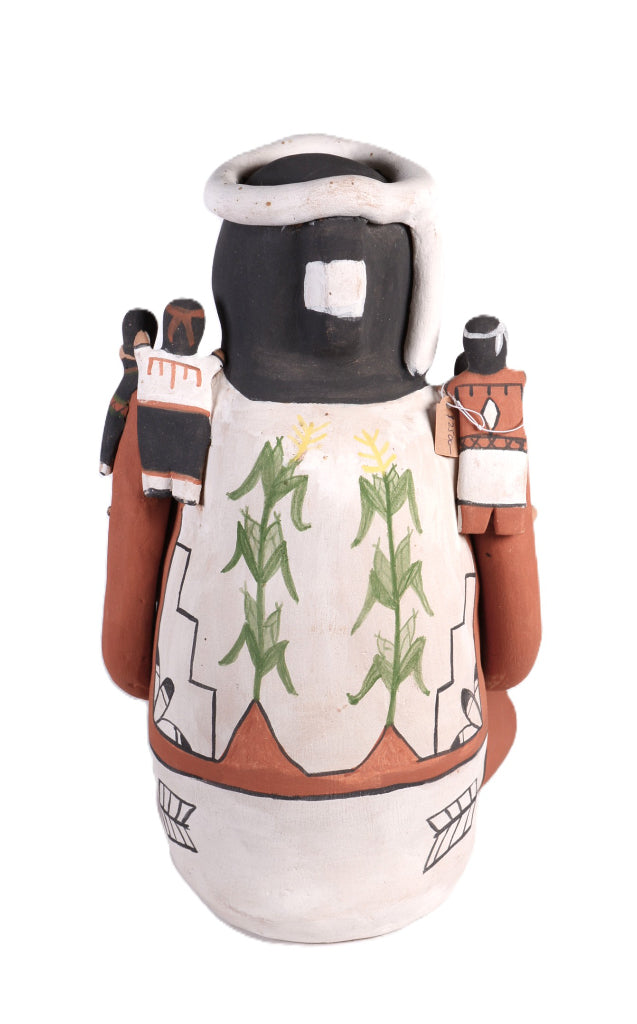 Jemez Pueblo Pottery Storyteller Doll By Cas Toya