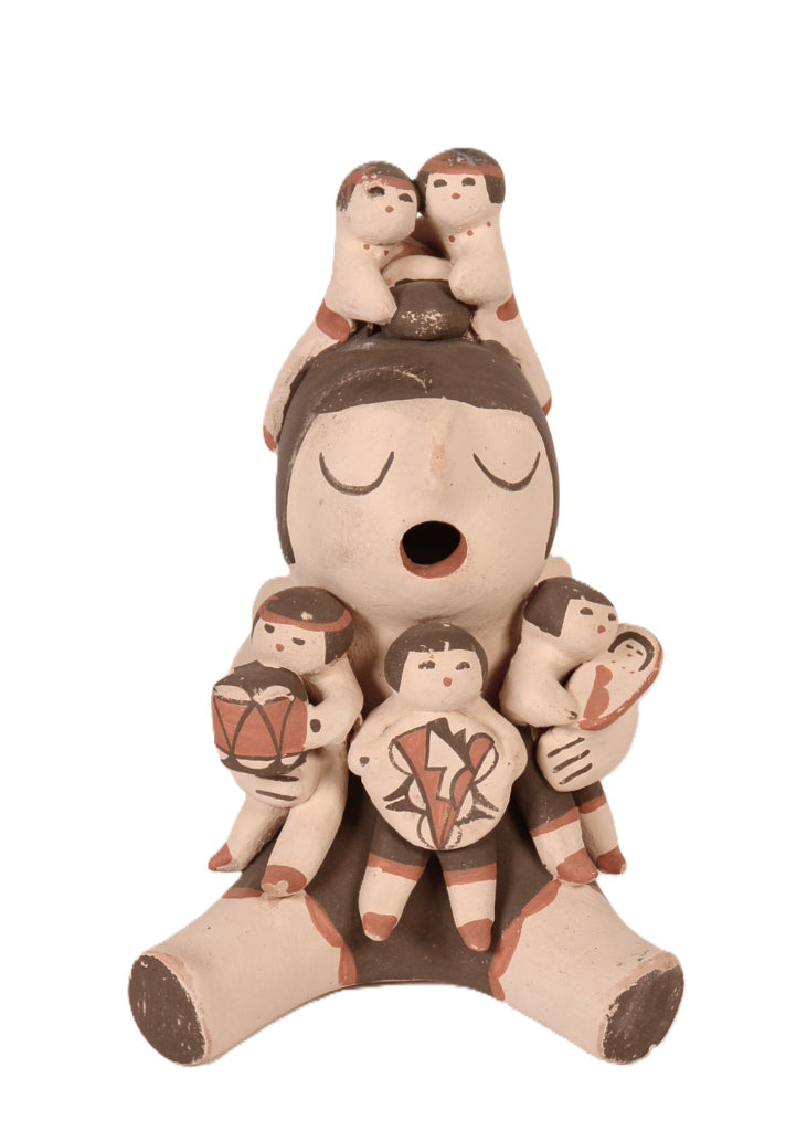 Jemez Pueblo Pottery Storyteller Doll By Marie Toya