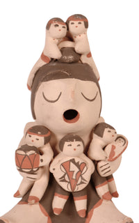 Jemez Pueblo Pottery Storyteller Doll By Marie Toya