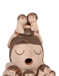 Jemez Pueblo Pottery Storyteller Doll By Marie Toya