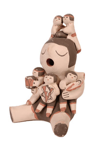 Jemez Pueblo Pottery Storyteller Doll By Marie Toya