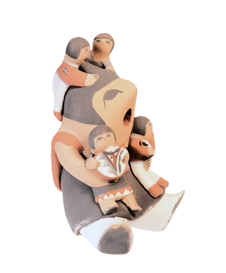Jemez Pueblo Storyteller Pottery Doll