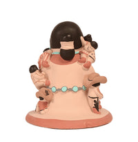 Non-Native Commercial Molded Plaster Storyteller Doll Signed Teissedre