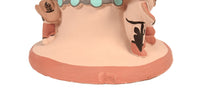 Non-Native Commercial Molded Plaster Storyteller Doll Signed Teissedre