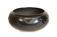 San Ildefonso Pueblo Blackware Pottery Avaynu Bowl by &nbsp;by Maria + Julian Martinez