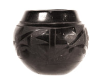 Santa Clara Pueblo Black Pottery By Cresencia