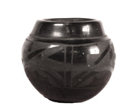 Santa Clara Pueblo Black Pottery By Cresencia