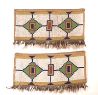 Northern Plains Sioux Beaded Armbands Set of 2
