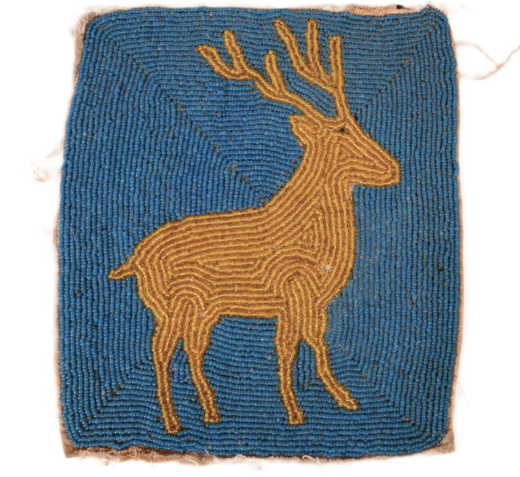 Plains Deer Beadwork