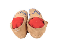 Antique Cheyenne Hide Beaded Moccasins