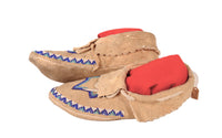 Antique Cheyenne Hide Beaded Moccasins