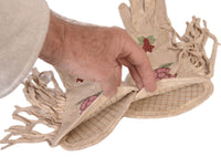 Plateau Gauntlet Leather Gloves