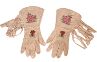 Plateau Gauntlet Leather Gloves