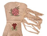 Plateau Gauntlet Leather Gloves