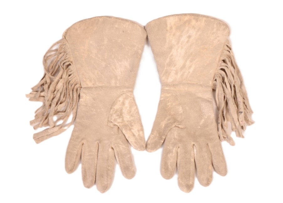 Plateau Gauntlet Leather Gloves
