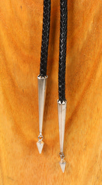Sterling Silver and Turquoise Bolo Tie By Johnny Frank