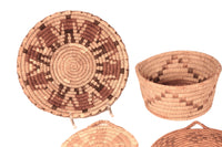 Papago Baskets with Figures Set of 6