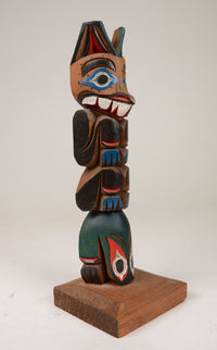 Coast Salish Model Totem Pole