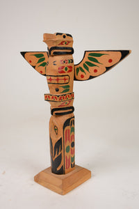 Early Salish Model Coast Salish Double Thunderbird Totem Pole