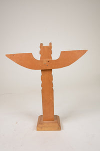 Early Salish Model Coast Salish Double Thunderbird Totem Pole