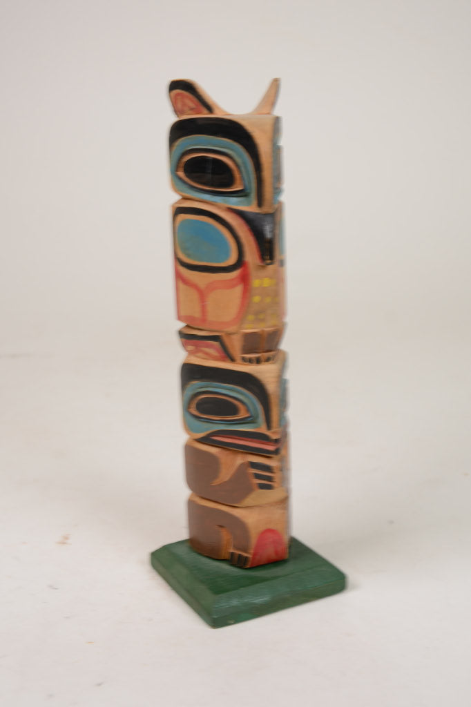 Vintage Northwest Coast Model Totem Pole