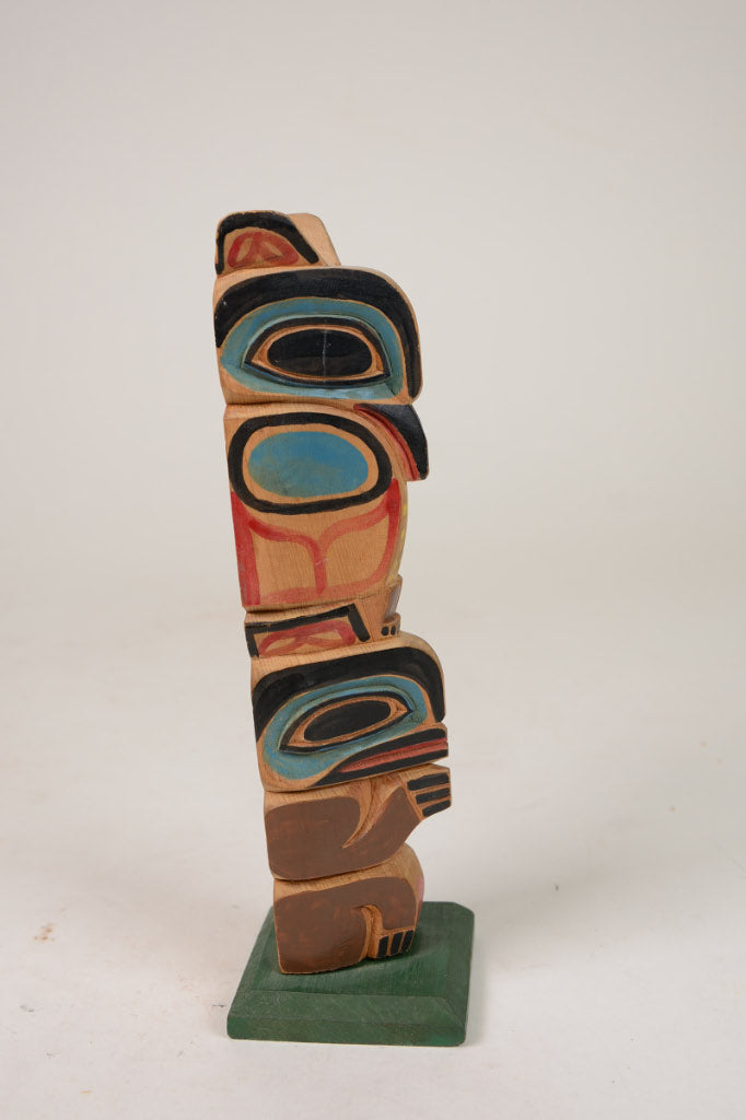 Vintage Northwest Coast Model Totem Pole