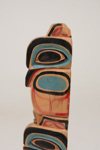 Vintage Northwest Coast Model Totem Pole