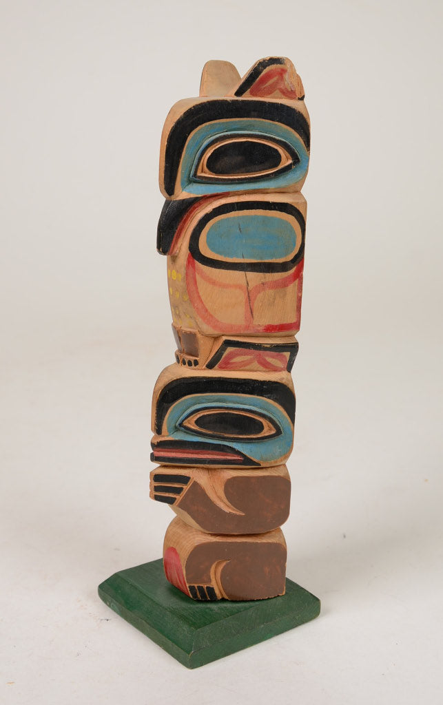 Vintage Northwest Coast Model Totem Pole