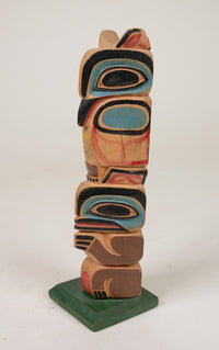 Vintage Northwest Coast Model Totem Pole