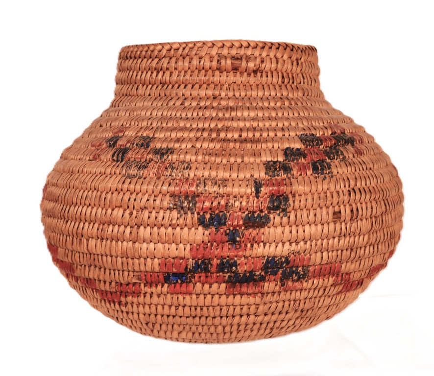 Antique Apache Jicarilla Olla Basket