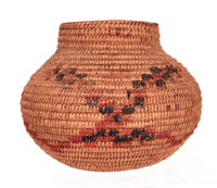 Antique Apache Jicarilla Olla Basket
