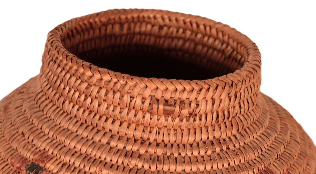Antique Apache Jicarilla Olla Basket