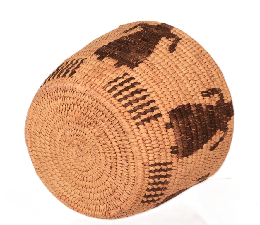 Antique Papago Pictorial Basket