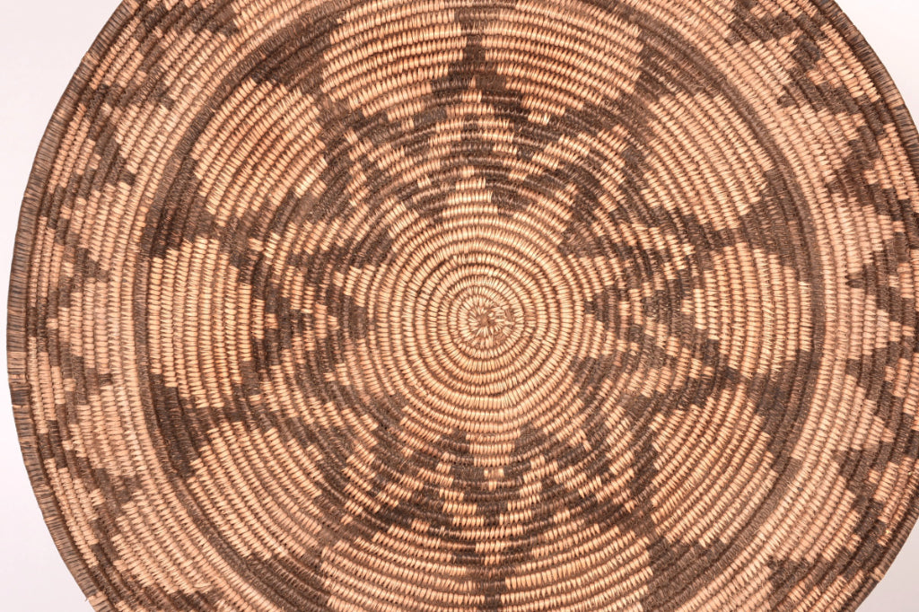 Antique Apache Tray Basket
