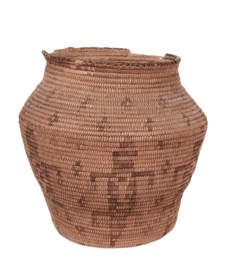 Antique Pima Basket with Gila Monsters