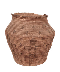 Antique Pima Basket with Gila Monsters