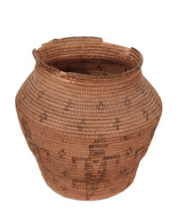 Antique Pima Basket with Gila Monsters