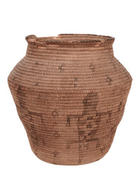 Antique Pima Basket with Gila Monsters