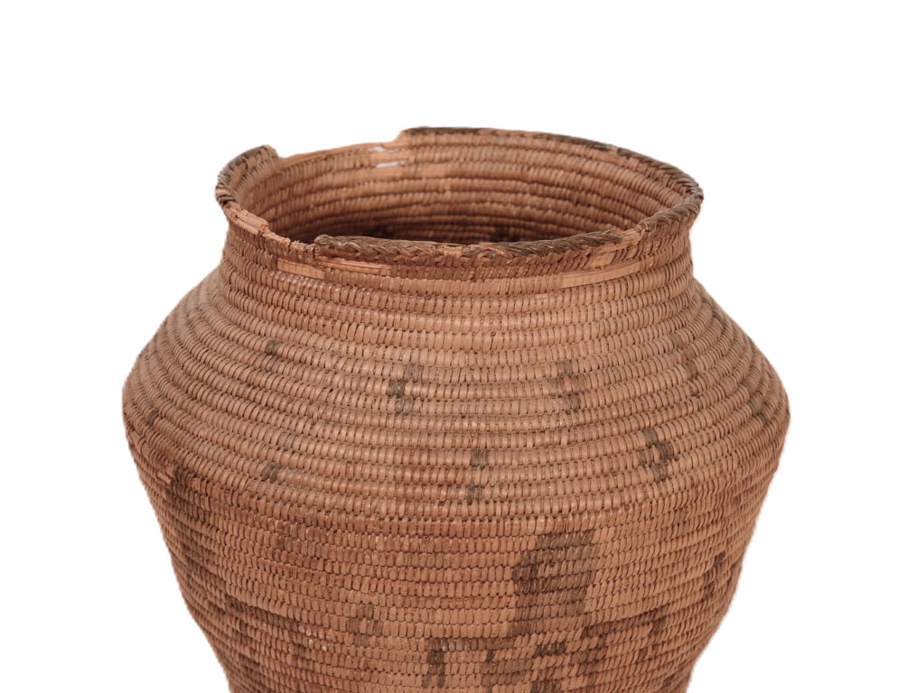 Antique Pima Basket with Gila Monsters