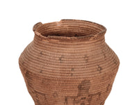 Antique Pima Basket with Gila Monsters